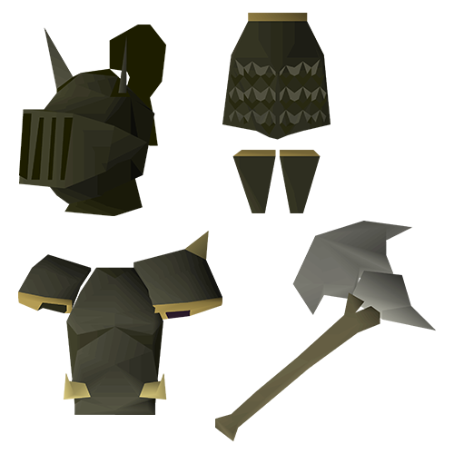 Any unique melee set