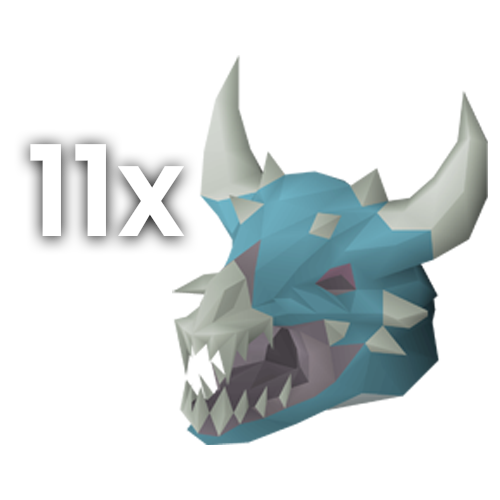 11x Vorkaths head