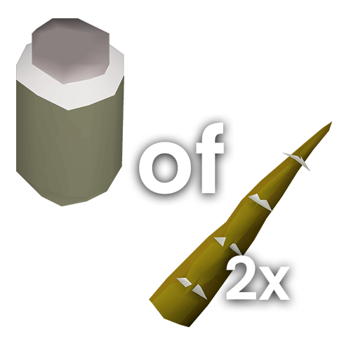 Jar of dirt of 2x tentacle