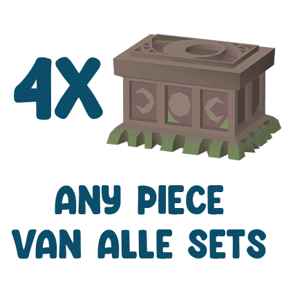 4x Any lunar set piece van alle sets