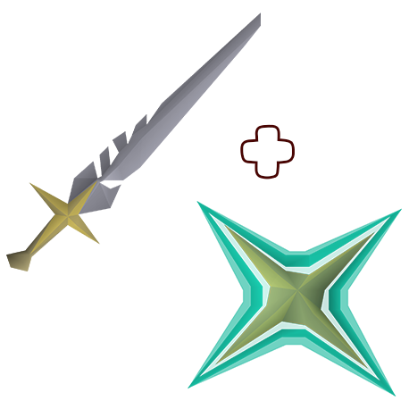 Saradomin sword en light