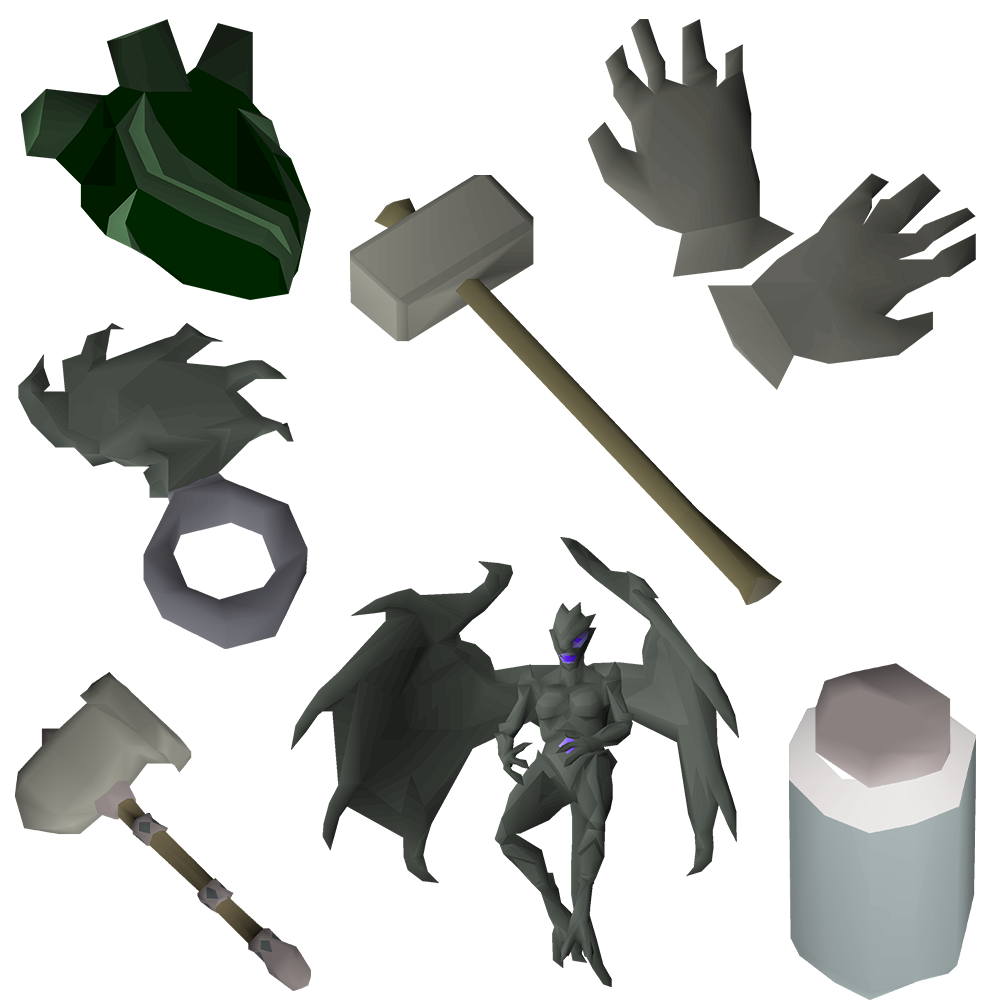 Grotesque guardian unique