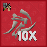 10x Chewed bones