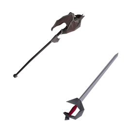 A1: Sanguinesti staff of Ghrazi rapier